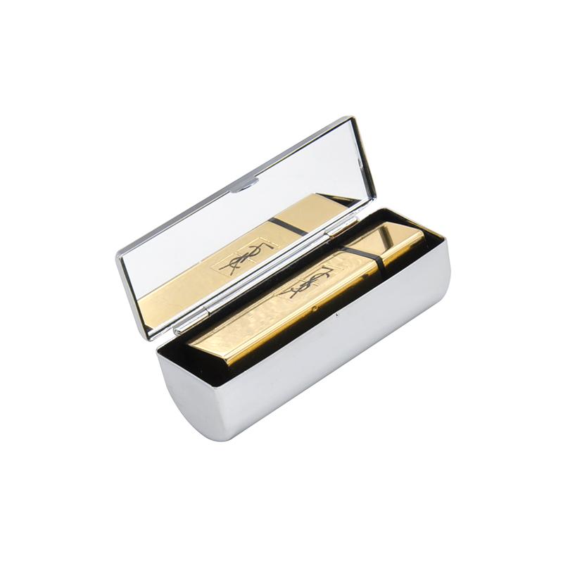 Blank gold metal business card holder for sublimation and laser engraving