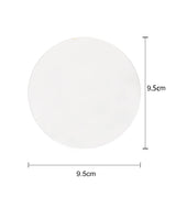Blank round sublimation disc, 9.5cm diameter, ideal for printing or laser engraving