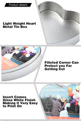 Love Heart Metal Tin