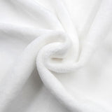 Close-up of white sublimation blank fabric, ideal for printing or laser engraving.
