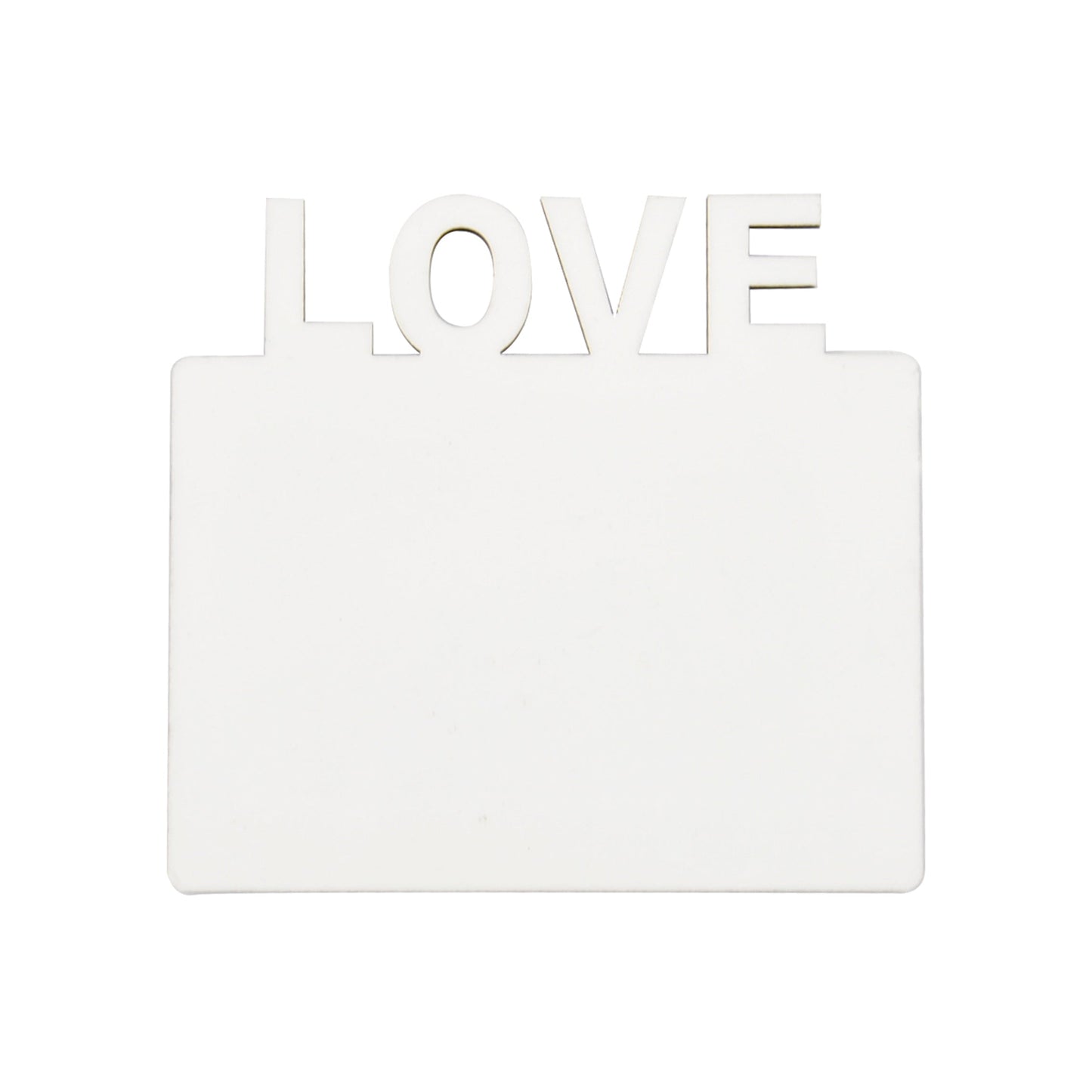 MDF Fridge Magnet - Love