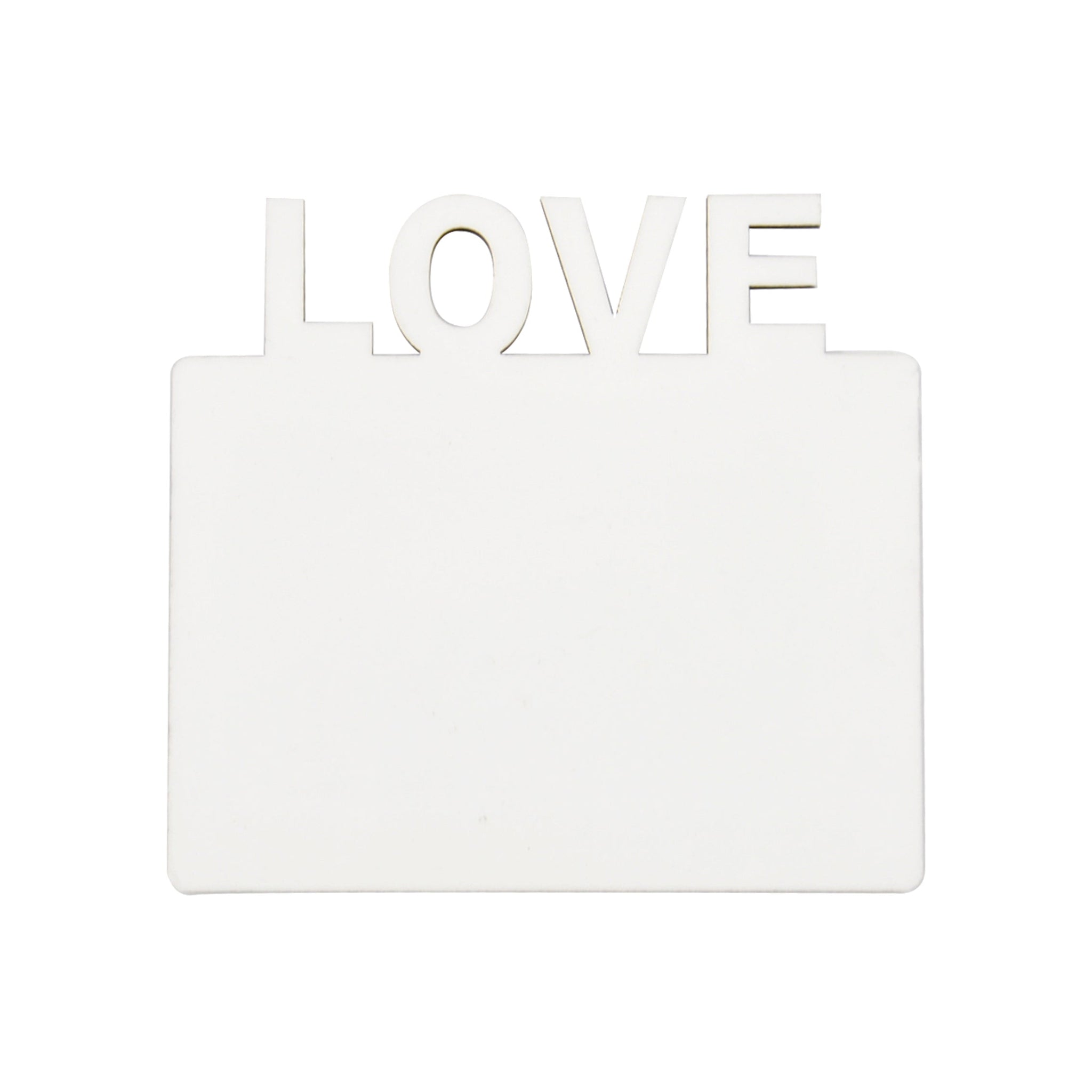 MDF Fridge Magnet - Love