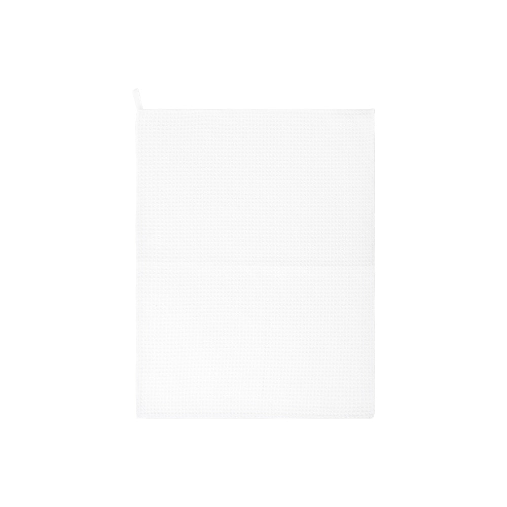 White sublimation blank waffle tea towel for laser engraving and custom printing