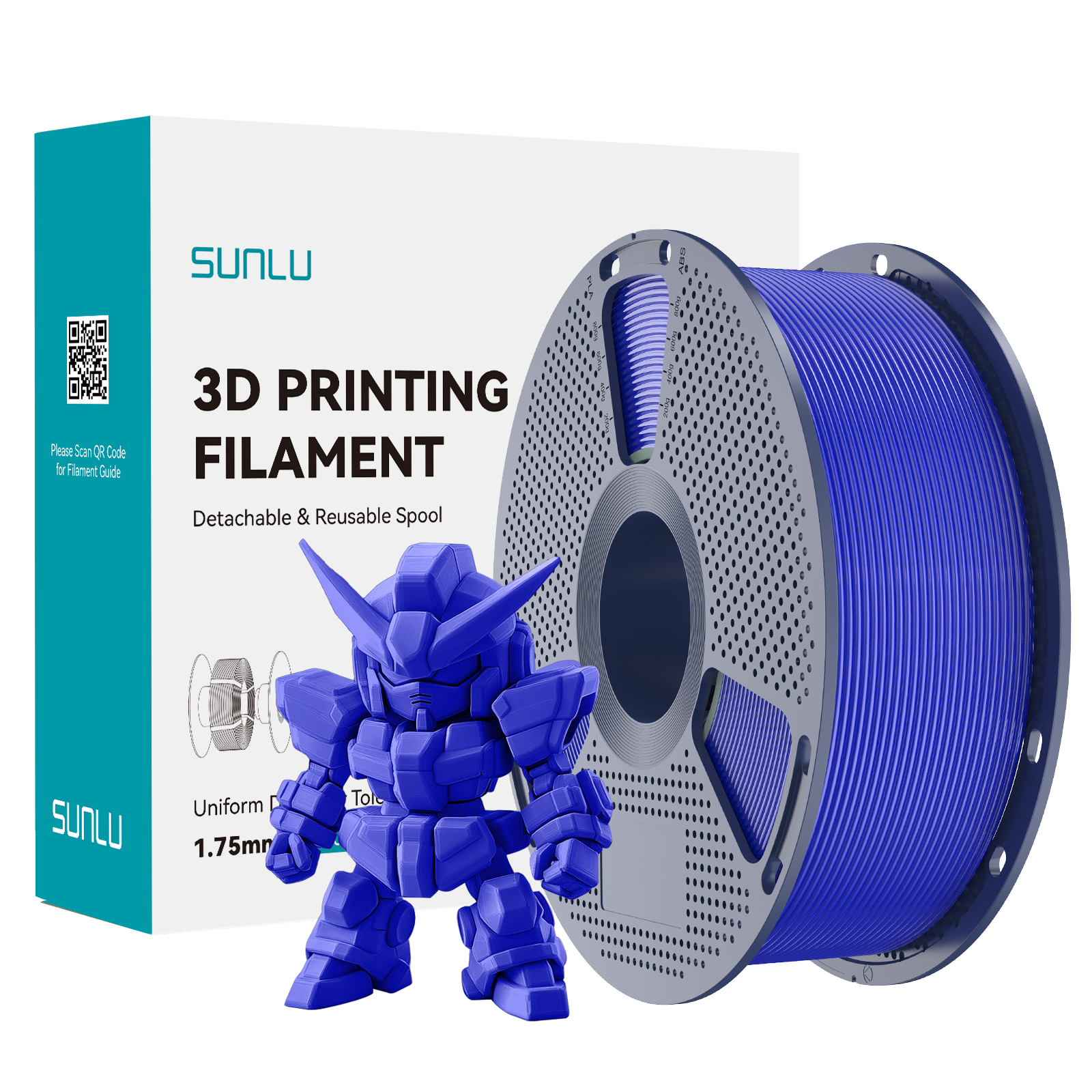 Sunlu PLA+ 2.0 Klein Blue Filament