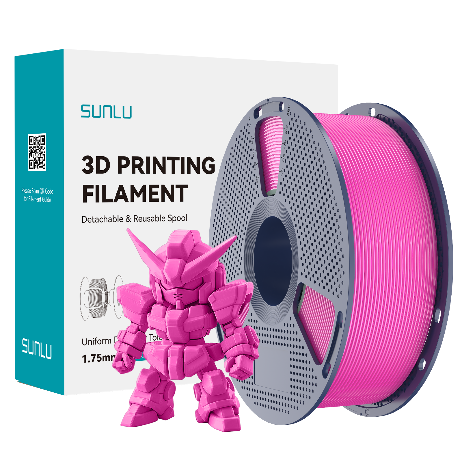 Sunlu PLA+ 2.0 Magenta Filament