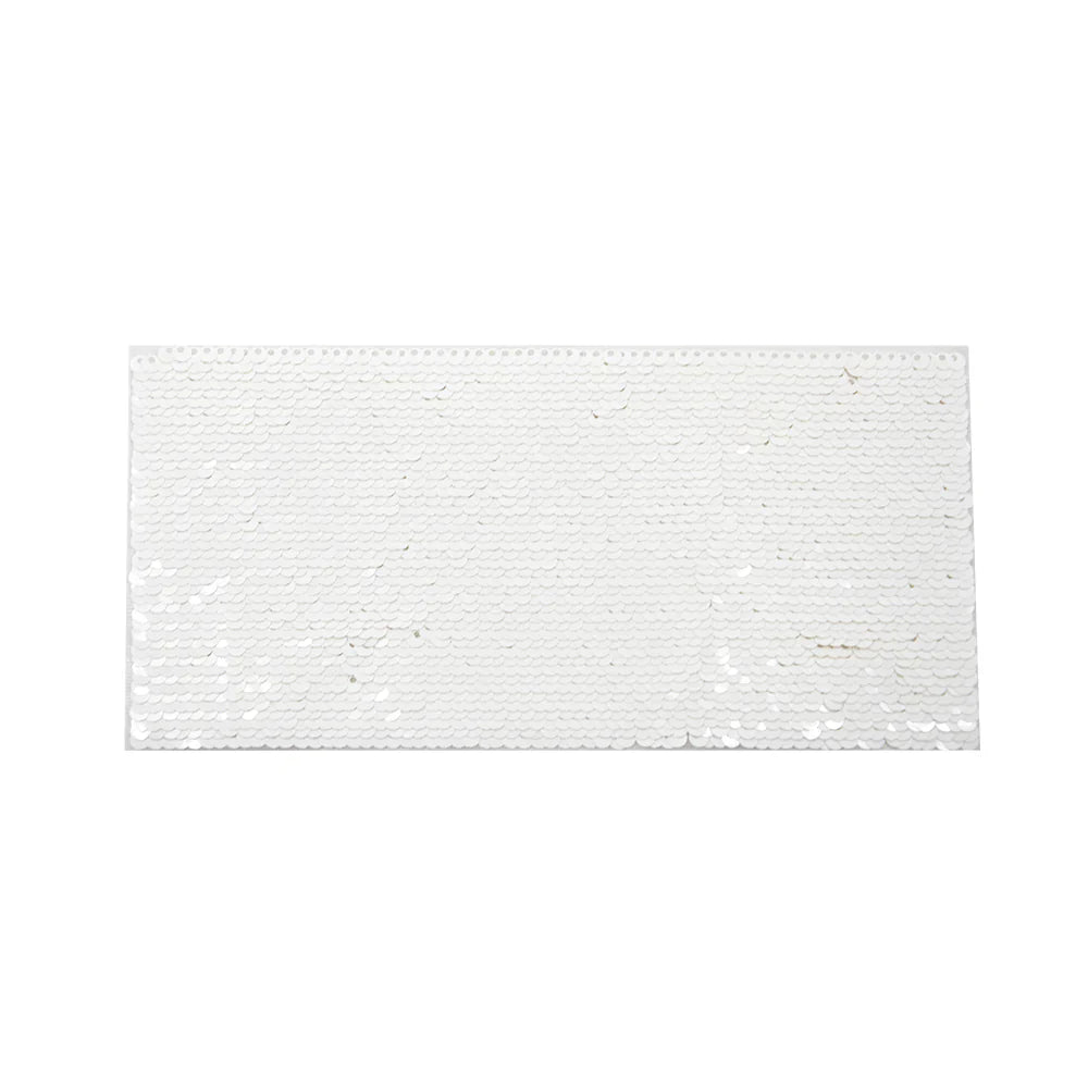 sublimation White Sequin Transfer Rectangle Shape