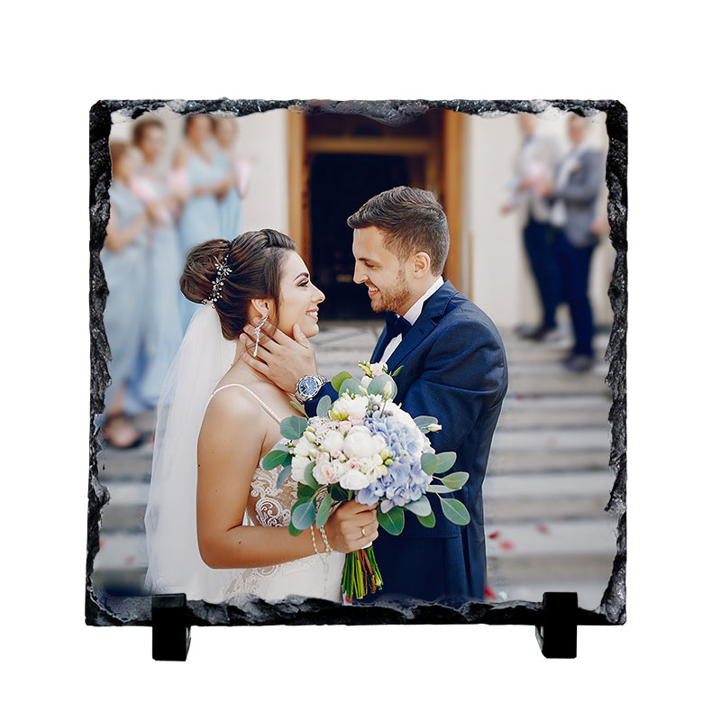 Square Photo Slate 20cm x 20cm - Glossy