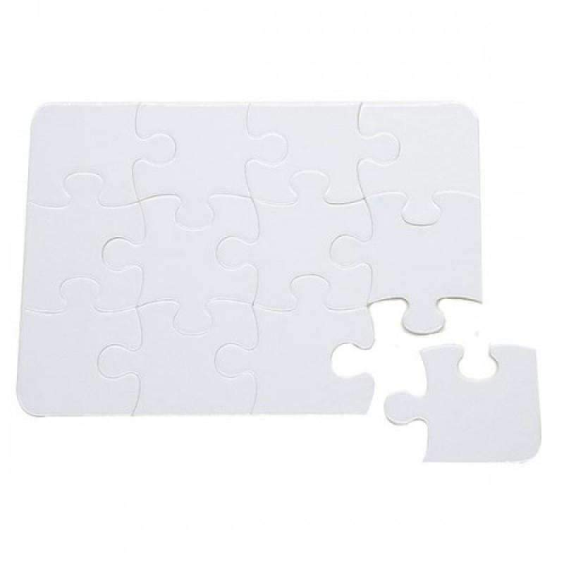 Sublimation blank 12pcs - Cardboard Jigsaw Puzzle - 24 x 19 cm