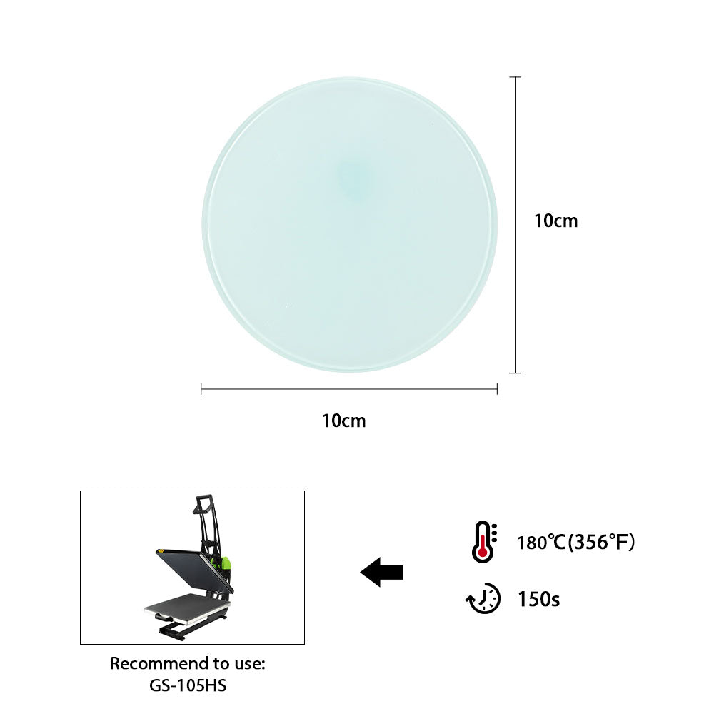 Sublimation Round Glass Coaster