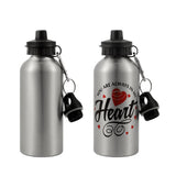 Aluminium Water Bottle 500ml Silver sublimation blanks