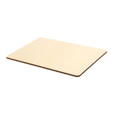 Unfinished rectangular wooden blank for sublimation or laser engraving projects