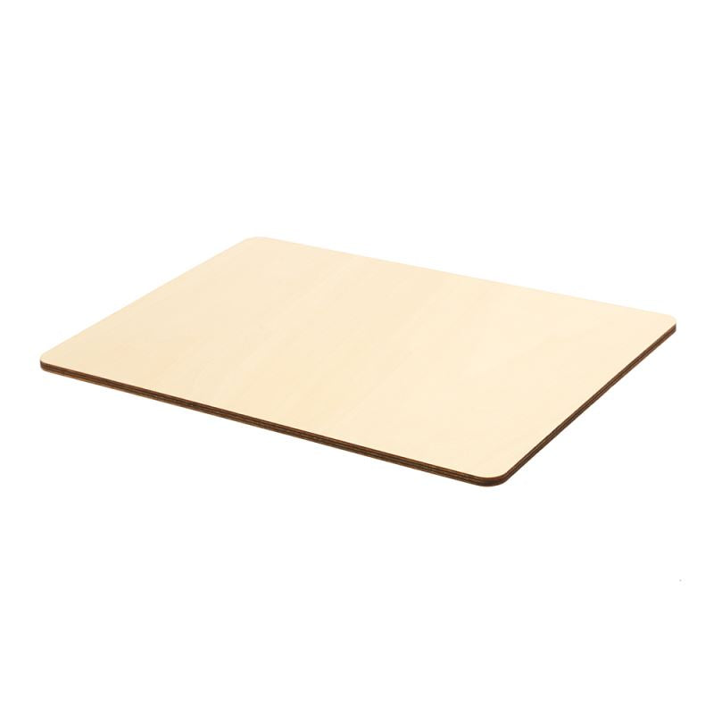Unfinished rectangular wooden blank for sublimation or laser engraving projects
