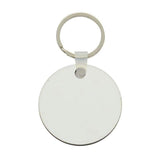 MDF Round Keyring