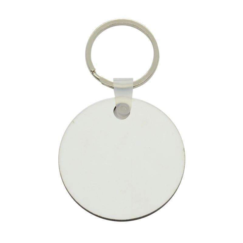 MDF Round Keyring