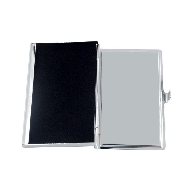 Open blank metal business card holder for sublimation or laser engraving