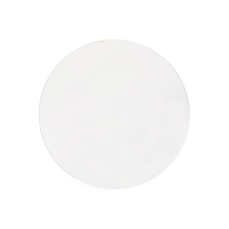 Blank white round sublimation disc for printing or laser engraving