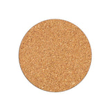 Round cork blank for sublimation or laser engraving on a white background