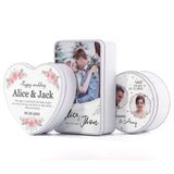 round sublimation metal tin