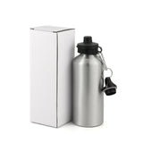 Aluminium Water Bottle 500ml Silver sublimation blanks