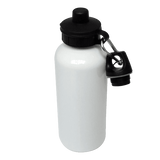 Aluminium Water Bottle 600ml White sublimation blanks