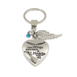 Memorial Urn Cremation Keychain - Blue Heart