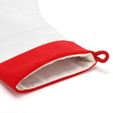 Sublimation blank charpie red christmas stocking
