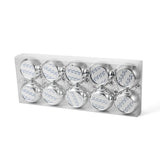 silver sublimation christmas bauble