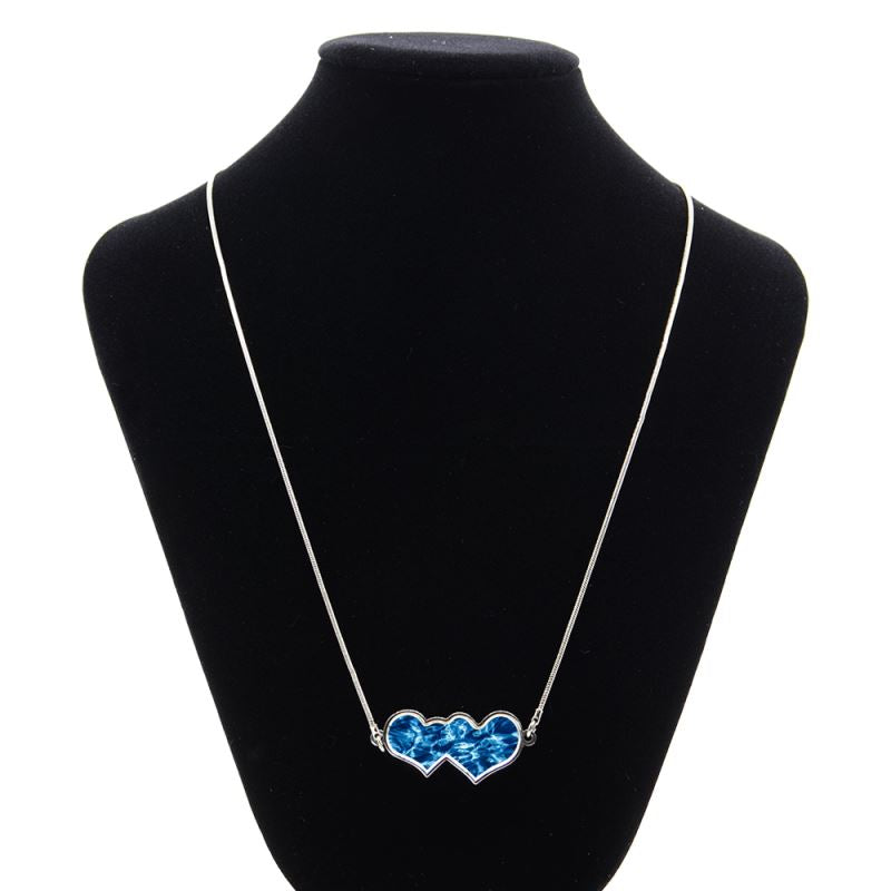 Double Love Heart Necklace