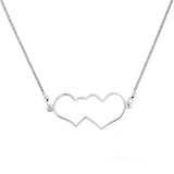 Double Love Heart Necklace