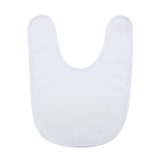 sublimation fleece bib white