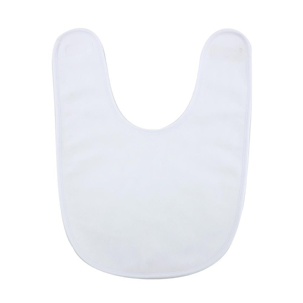 sublimation fleece bib white