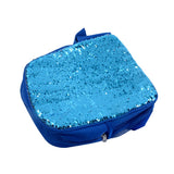 Kids blue sequin backpack blank, ideal for sublimation or laser engraving personalization