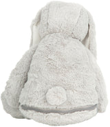 Mumbles Zippie grey bunny seen from the back, featuring soft grey fur and a cute tail.