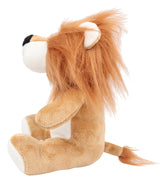 Mumbles Zippie brown lion plush toy with soft fur and a playful expression, perfect for cuddling and personalization.