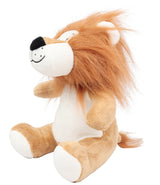Mumbles Zippie brown lion plush toy with soft fur and a friendly expression, perfect for cuddling.