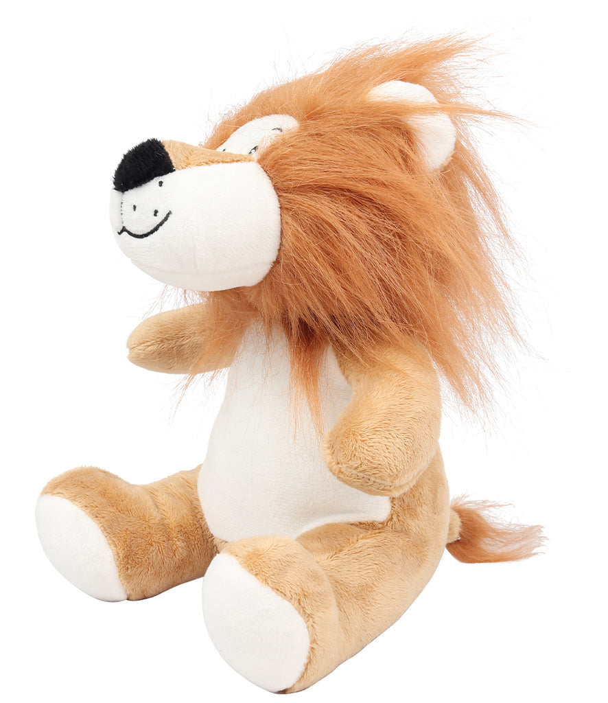 Mumbles Zippie brown lion plush toy with soft fur and a friendly expression, perfect for cuddling.