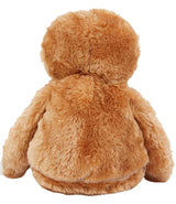 Mumbles Zippie Brown Sloth back view showcasing its ultra-soft brown fur and cuddly design.
