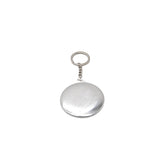 Assembled 58mm Mirror Keychain with metal badge front and keyring, ideal for personalised accessories or event giveaways using badge press machines.