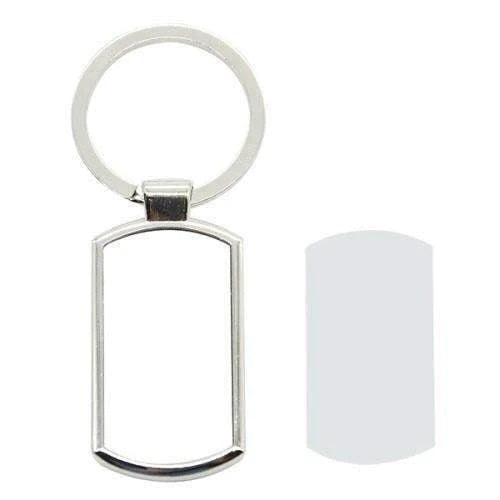 Oblong Keyring - Metal