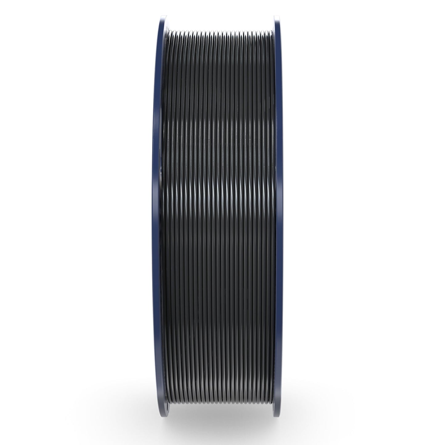 Sunlu PETG Black - Filament 1KG spool side view with black filament.