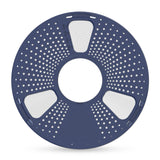 Sunlu PETG White - Filament 1KG on a blue circular 3D printing spool with ventilated design and holes for easy filament feeding.