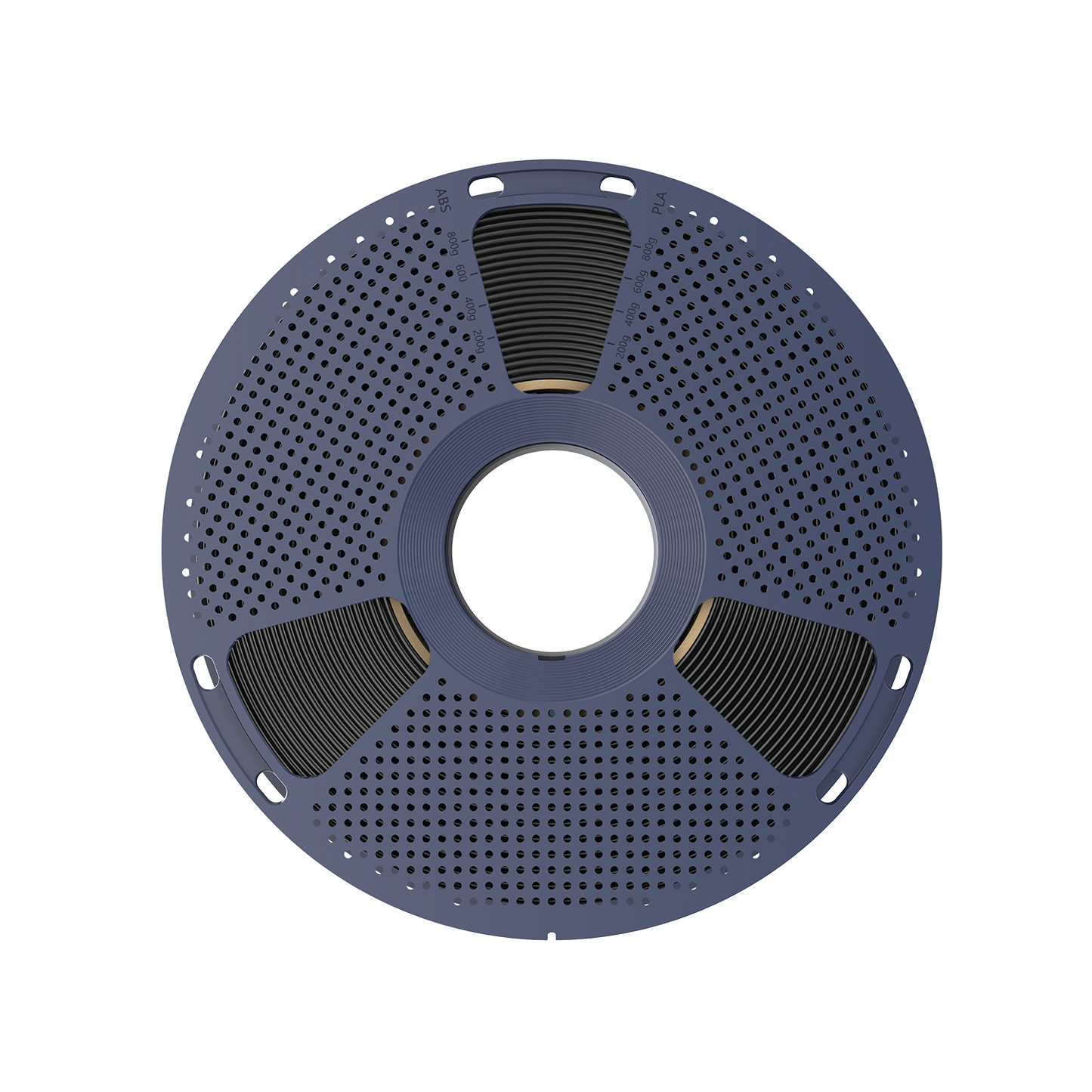 Sunlu PLA+ 2.0 Black Filament spool showcasing its sleek design and durable material.