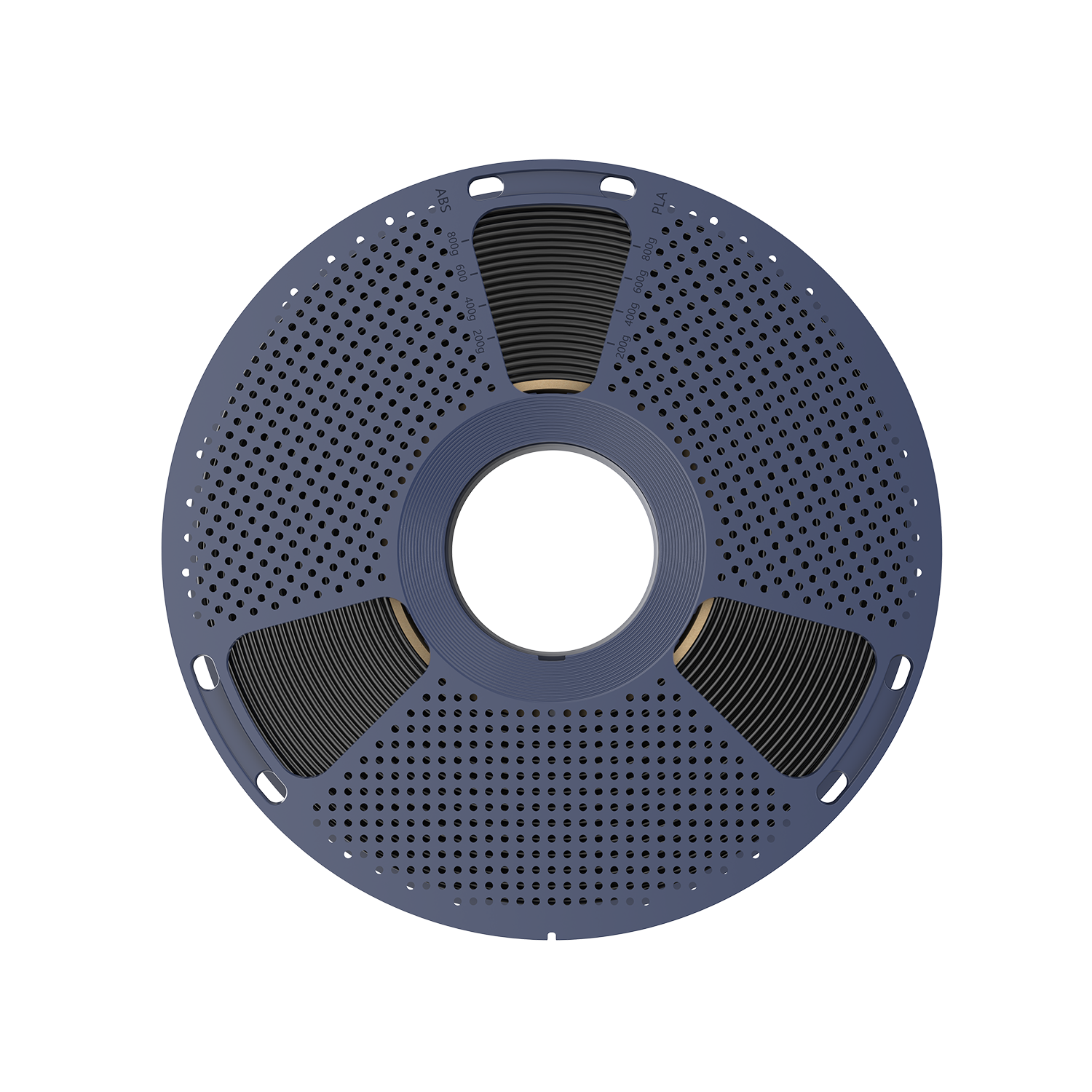 Sunlu PLA+ 2.0 Black Filament spool showcasing its sleek design and durable material.