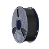 Sunlu PLA+ 2.0 Black Filament on a spool, showcasing its sleek design and high-quality material.