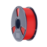 Sunlu PLA+ 2.0 Red Filament on a spool, showcasing its vibrant red color and quality design.