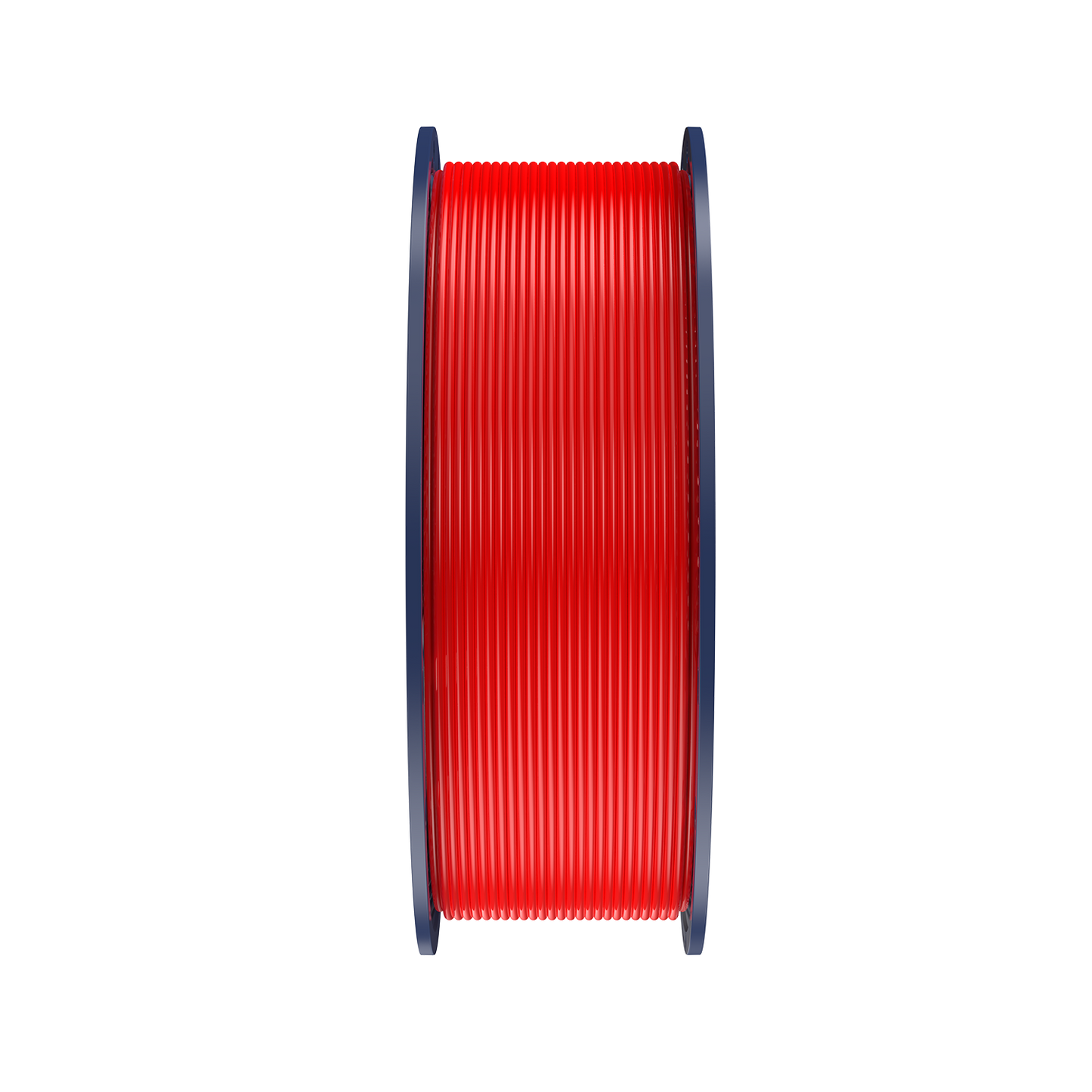 Sunlu PLA+ 2.0 Red Filament on a spool, showcasing its bright red color and smooth design.