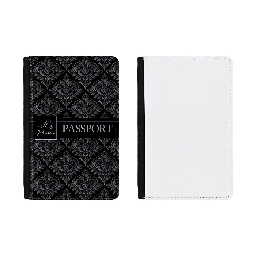 black passport cover