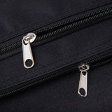 Close-up of black pencil case with two zippers, suitable for sublimation or laser engraving