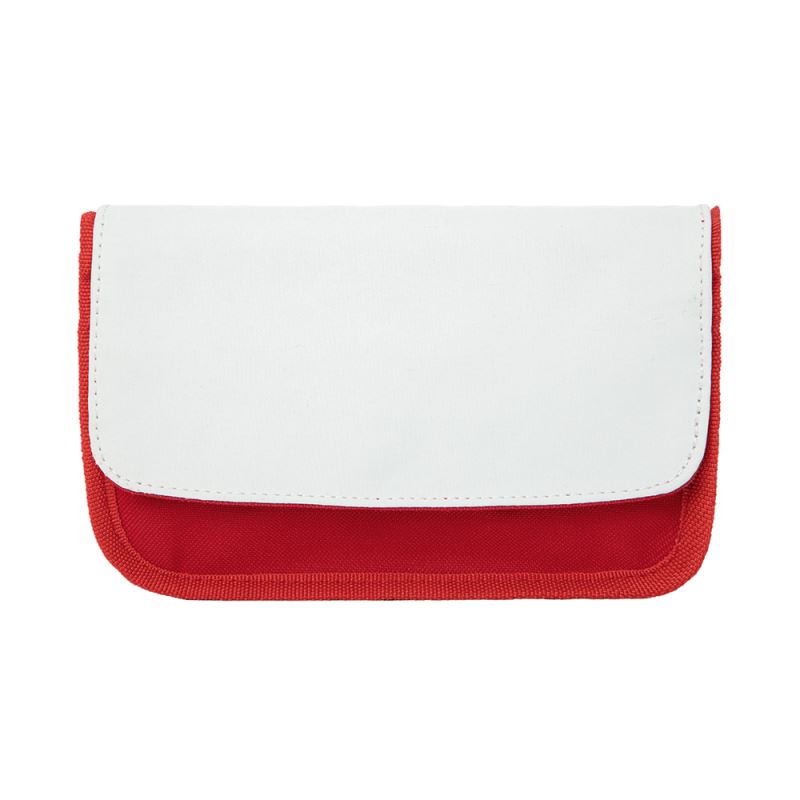 Blank red and white pencil case suitable for sublimation or laser engraving