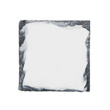 Glossy square photo rock slate coaster for sublimation and laser engraving